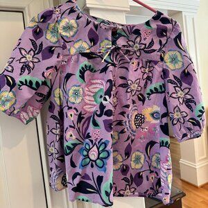 Talbots Floral Top LP